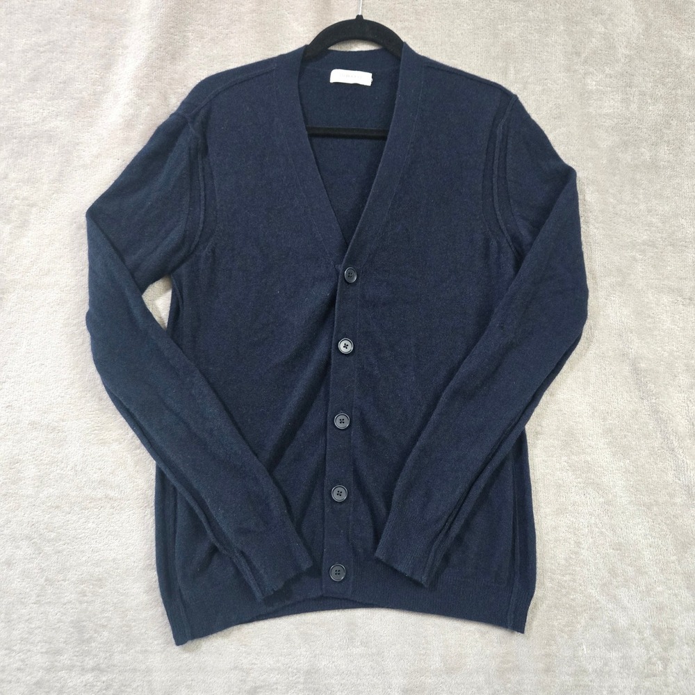 Inhabit Cashmere Cardigan Sweater Women Dark Academia Preppy Quiet Luxury Preppy